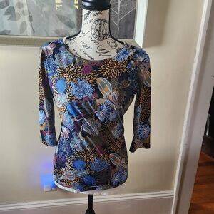 Grace Multicolor "Under The Sea" Women's Blouse